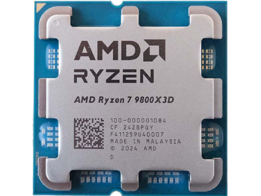 CPU AMD Ryzen 7 9800X3D (4.7-5.2GHz, 8C/16T, L2 8MB, L3 98MB -