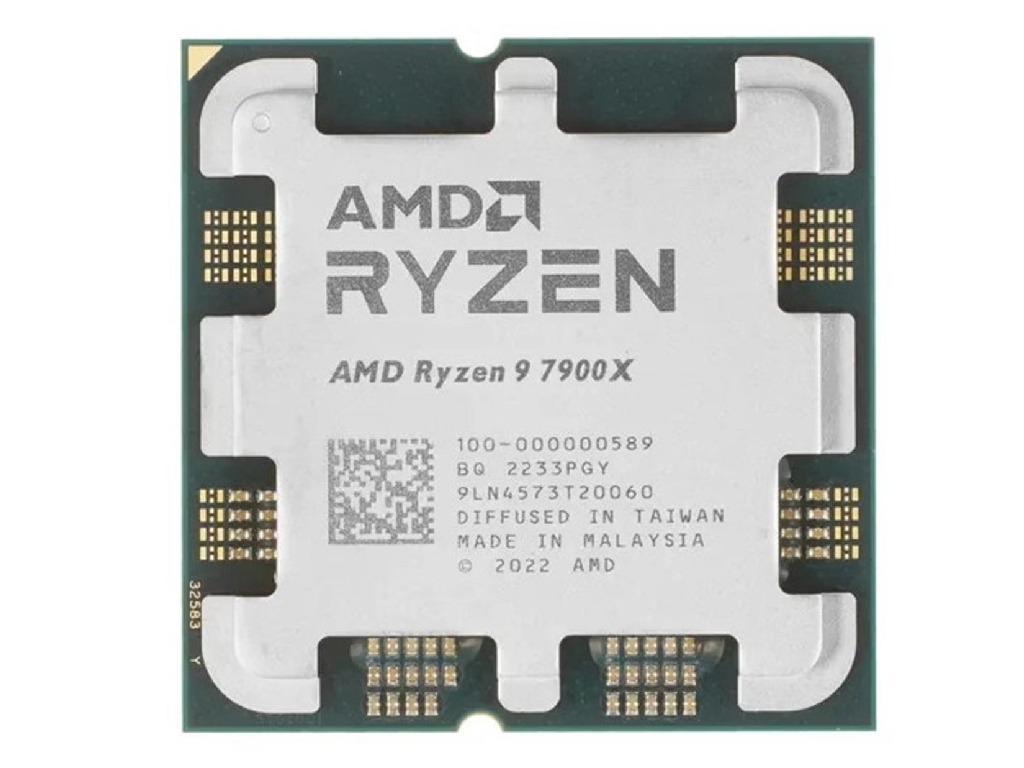 CPU AMD Ryzen 9 7900X (4.7-5.6GHz, 12C/24T, L2 12MB, L3 64MB -