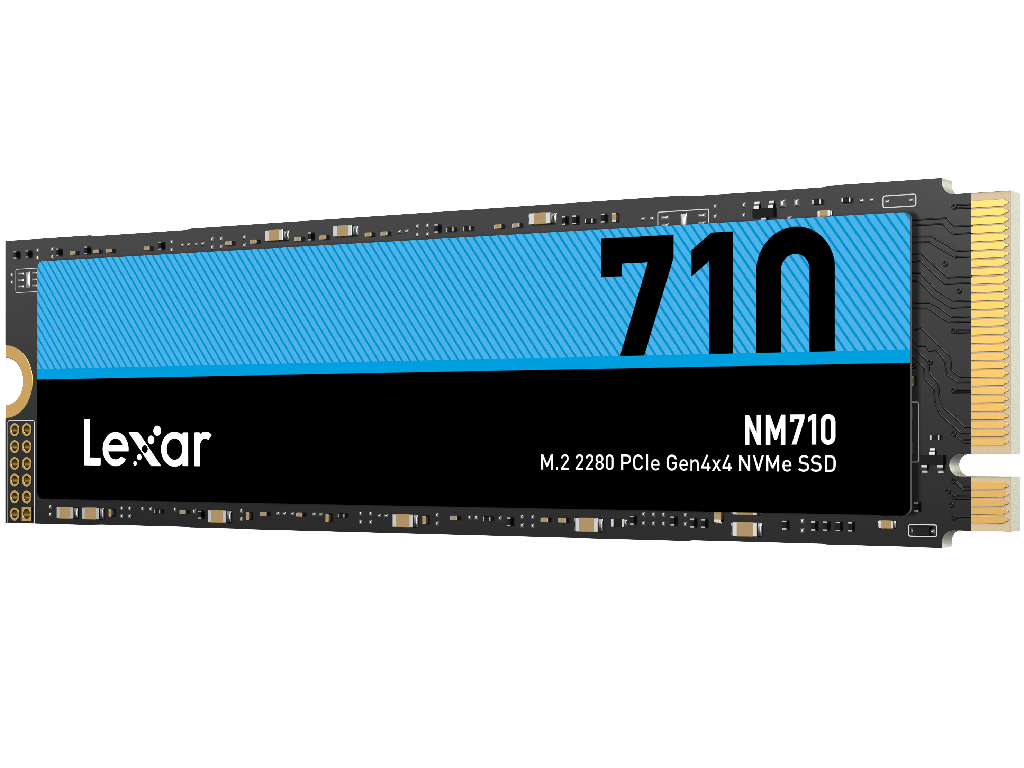 500GB SSD M.2 Type 2280 PCIe 4.0 x4 NVMe Lexar NM710 LN LNM710X500GRNNNG Read 5000MB S Write 2600MB S Solid State Drive Intern Ssdvnutrenij Vysokoskorostnoj Nakopitel SSD - миниатюра 2