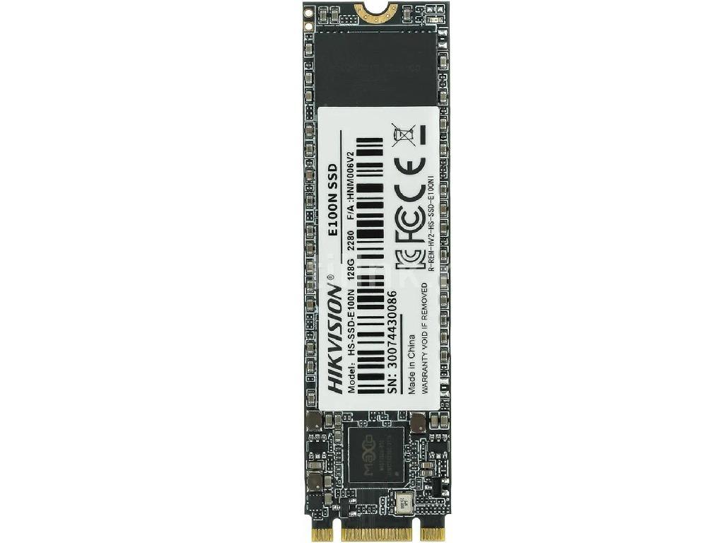 Hikvision HSSSDE100N 128GB SSD Nakopitel Obemom 128GB S Interfejsom M2 Seria 100N Prednaznacena Dla Optimizacii Zapuska I Skorosti Raboty Operacionnyh Sistem Na Pk I Noutbukah Skorost Cteniaz - миниатюра 2