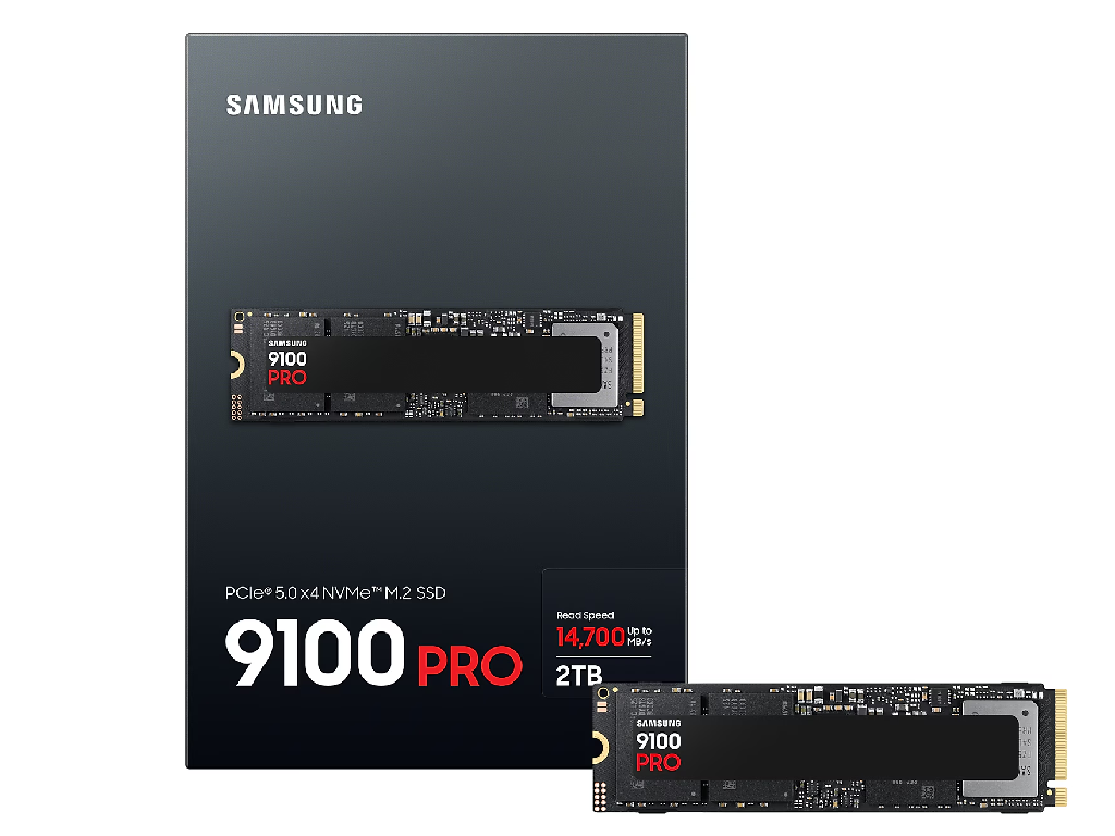 M2 Nvme SSD 20TB Samsung 9100 Pro MZVAP2T0BW Pcie 50 X4 RW1470013400MB S 1850K2600K Iops 12PB 3DTLC Capacitate Stocare 2048 Gb Sistem De Stocare A Datelor M2 2280 INTERFA3FA SSD Nvm