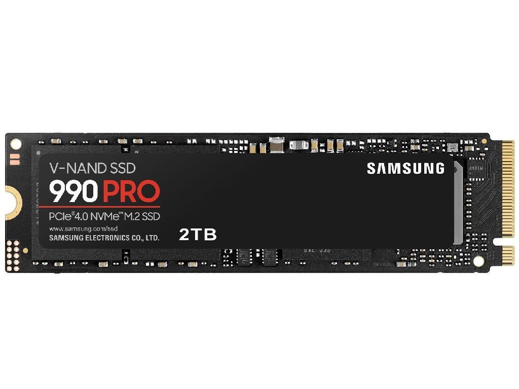 M.2 NVMe SSD 2.0TB Samsung SSD 990 PRO, PCIe4.0 x4 / N NVME20 M2 Type 2280 Form Factor Seq Read 7450 Mbs Seq Write 6900 Mbs Max Random 4K Read Write 12000001550000 Iops Samsung Inhou