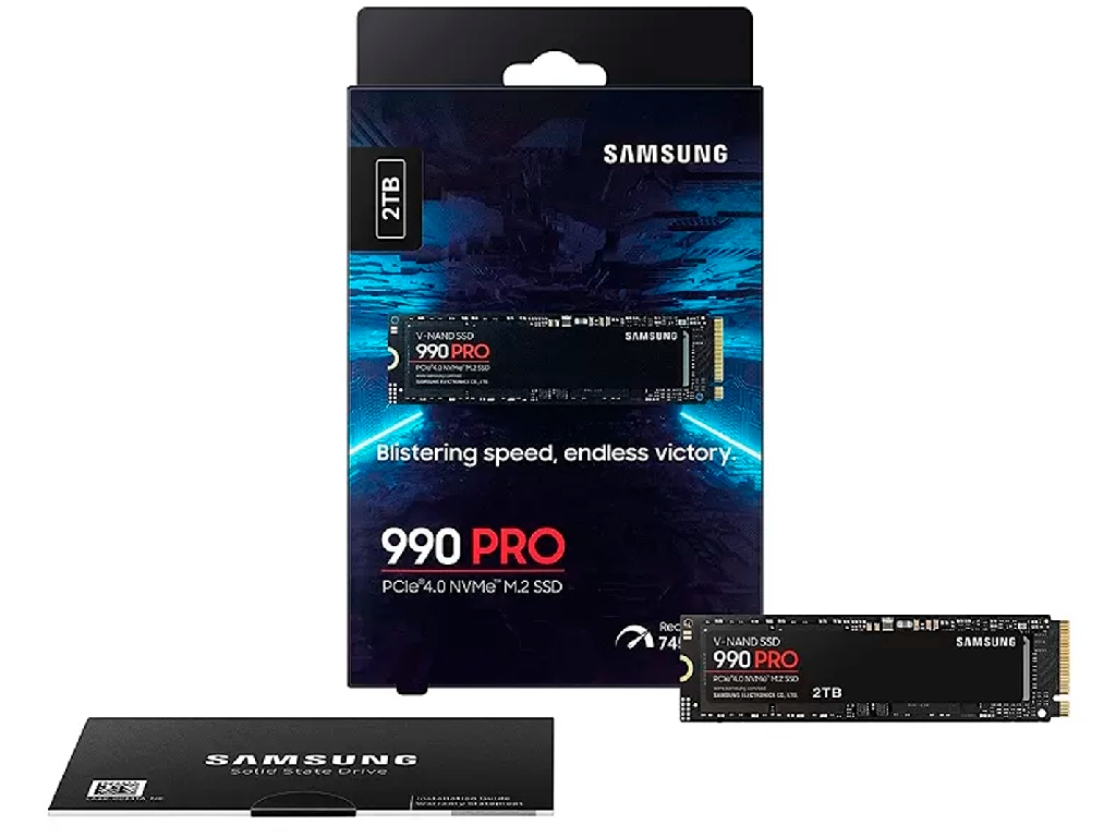 M.2 NVMe SSD 2.0TB Samsung SSD 990 PRO, PCIe4.0 x4 / N NVME20 M2 Type 2280 Form Factor Seq Read 7450 Mbs Seq Write 6900 Mbs Max Random 4K Read Write 12000001550000 Iops Samsung Inhou - миниатюра 3