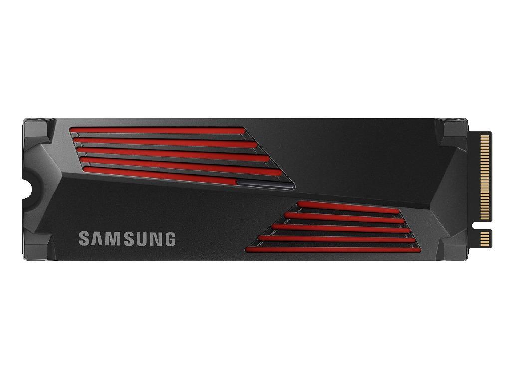 2TB SSD PCIe 4.0 x4 NVMe 2.0 M.2 Type 2280 Samsung 990 Pro W Heatsink MZV9P2T0CW Read 7450MB S Write 6900MB S Solid State Drive Intern Ssdvnutrenij Vysokoskorostnoj Nakopitel SSD