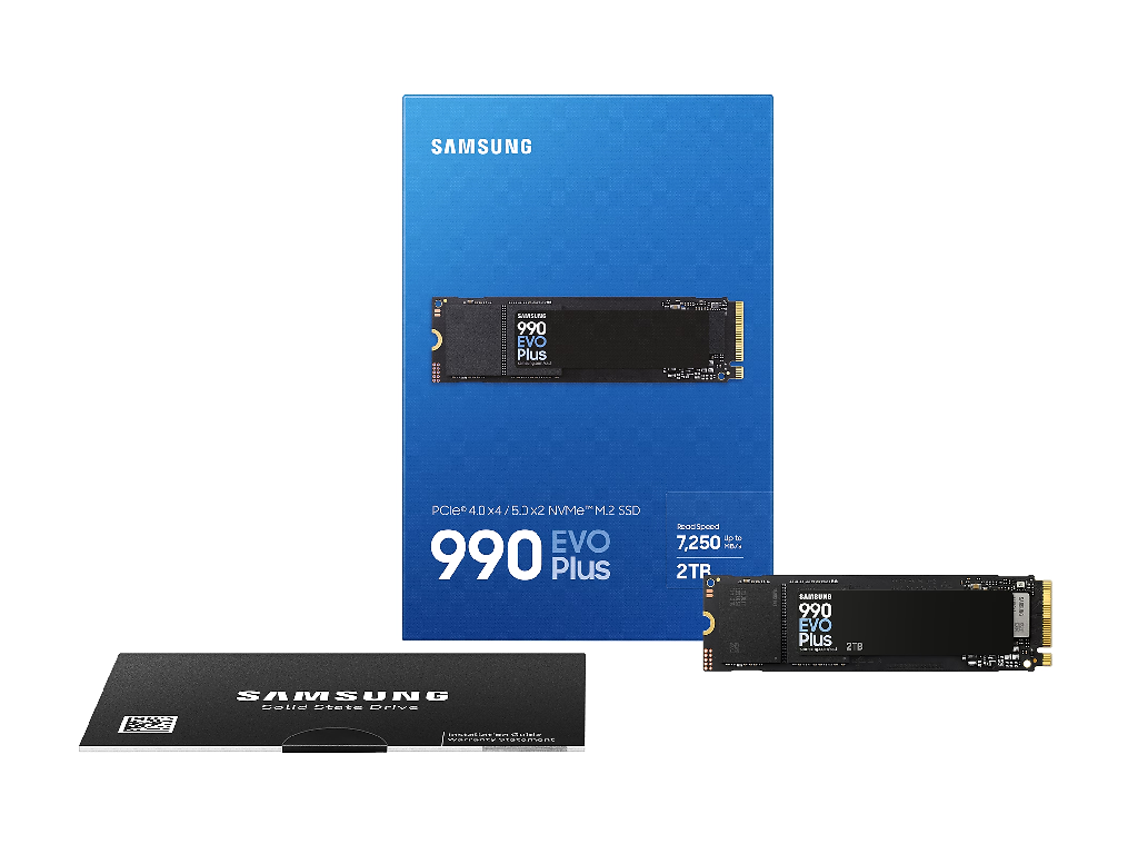 2TB SSD PCIe 4.0 x4 / 5.0 x2 NVMe 2.0 M.2 Type 2280 Sam Samsung 990 Evo Plus MZV9S2T0BW Read 7250MB S Write 6300MB S - миниатюра 5
