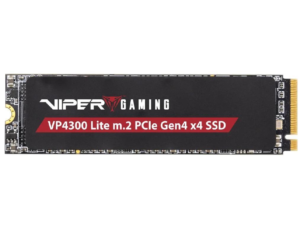 M.2 NVMe SSD 2.0TB VIPER (by Patriot) VP4300 LITE, ultr Ultrathin Heatspreader Interface PCIE40 X4 Nvme 20 M2 Type 2280 Form Factor Seq Read 7400 Mbs Write 6400 Mbs Random Read 1000K Iops Wri