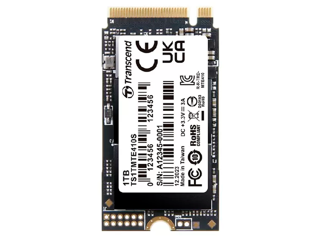 M.2 NVMe SSD 1.0TB Transcend MTE410S [42mm, PCIe 4.0 x4 Rw 50003500MB S 330690K Iops 600TB W Capacitate Stocare 1024 Gb Sistem De Stocare A Datelor M2 2242 INTERFA3FA SSD Nvme Pcie 40 X4 T - миниатюра 2