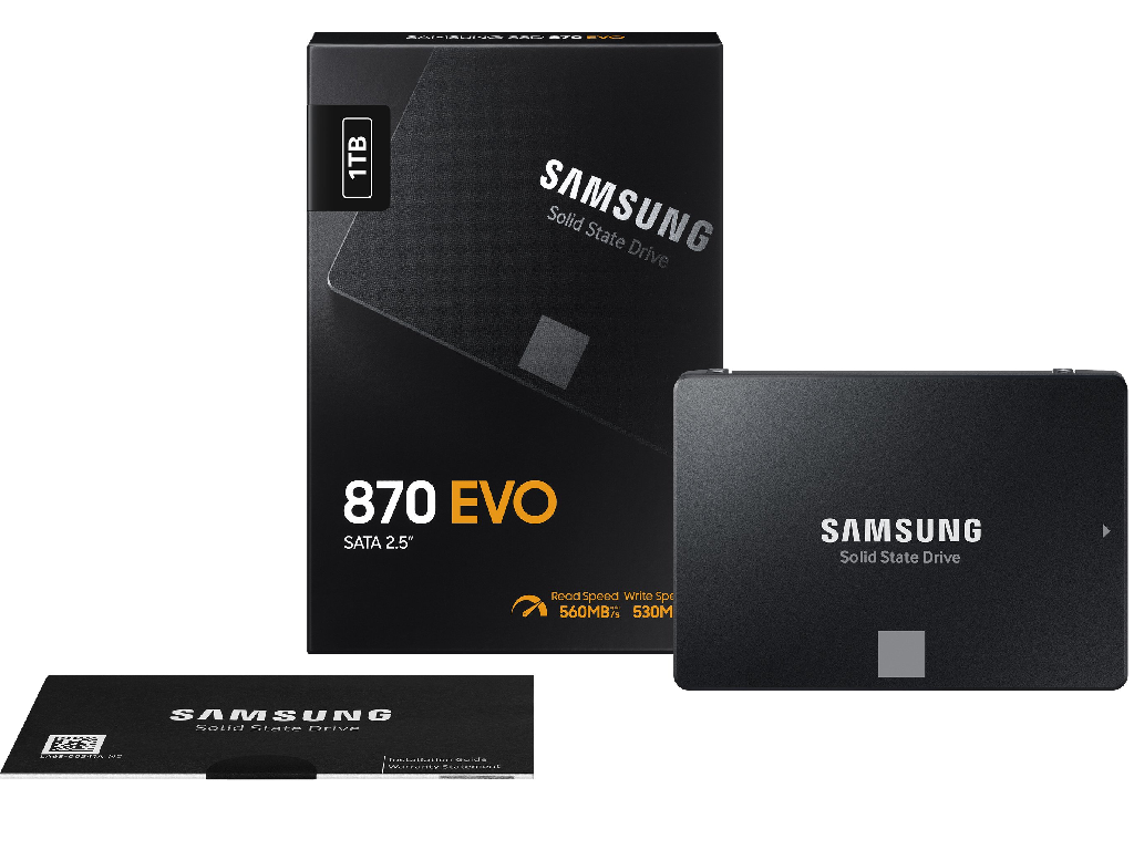 25 Sata SSD 10TB Samsung 870 Evo MZ77E1T0B Rw 560530MB S 98K Iops Mgx Vnand 3BIT Mlc Capacitate Stocare 1000 Gb Sistem De Stocare A Datelor 25 INTERFA3FA SSD SATA3 6 Gbs Tip De - миниатюра 5