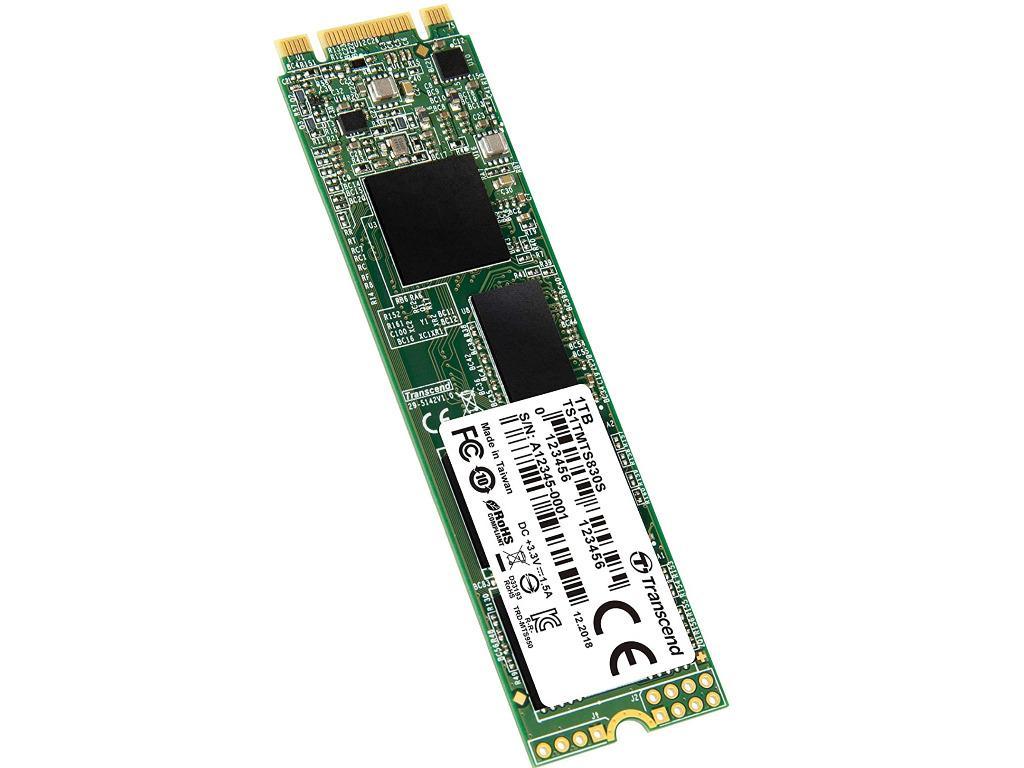 M.2 SATA SSD 1.0TB Transcend "TS1TMTS830S" 80MM RW560510MB S 85K85K Iops SM2258 3DTLC - миниатюра 2