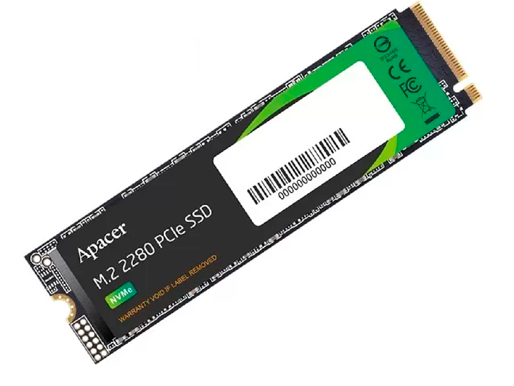 .M.2 NVMe SSD 1.0TB Apacer AS2280Q4L [PCIe 4.0 x4, R/W 3600/ - - миниатюра 3
