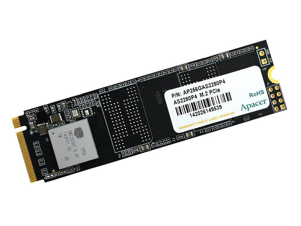 M2 Nvme SSD 10TB Apacer AS2280P4 Pcie 30 X4 RW30002000MB S 360K360K Iops 3D Tlc - миниатюра 3