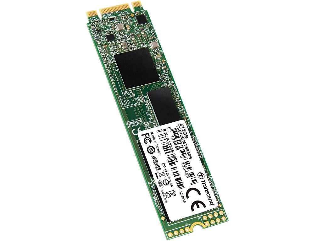 M.2 SATA SSD 512GB Transcend "TS512GMTS830S" 80MM RW560510MB S 85K85K Iops SM2258 3DTLC - миниатюра 3