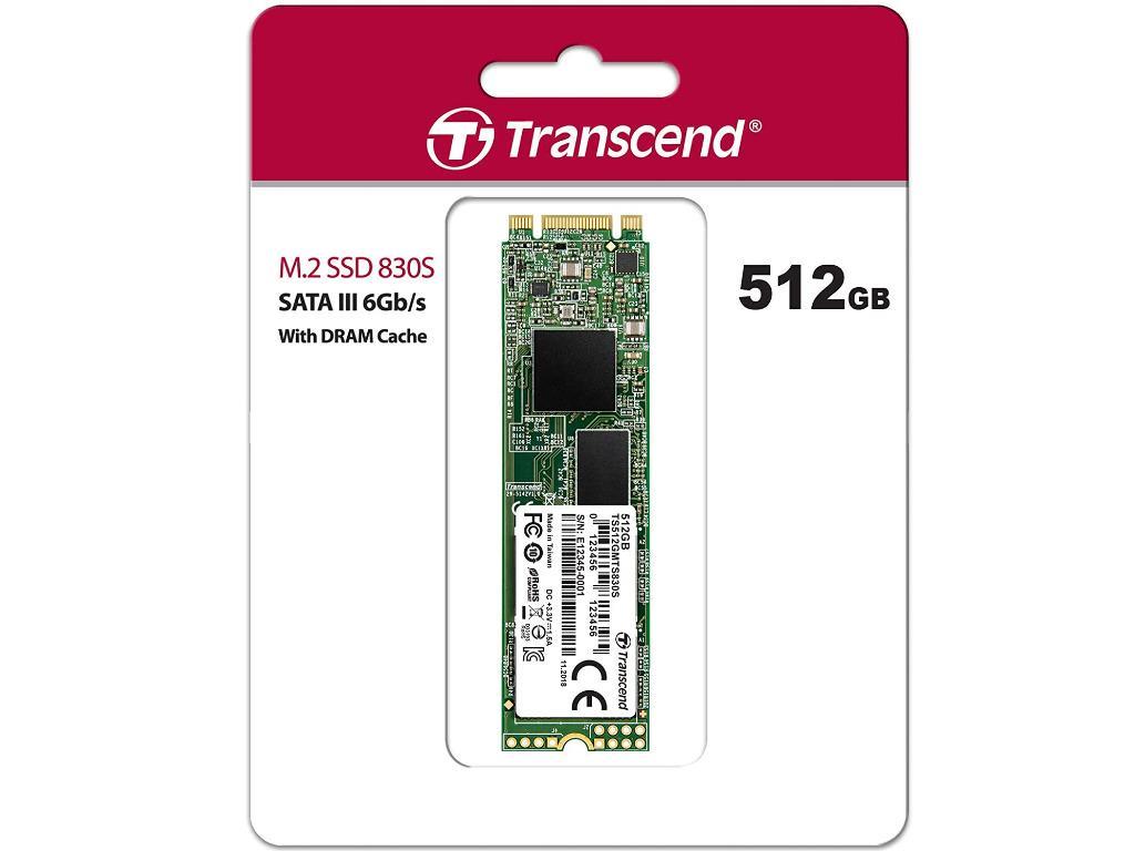 M.2 SATA SSD 512GB Transcend "TS512GMTS830S" 80MM RW560510MB S 85K85K Iops SM2258 3DTLC - миниатюра 4