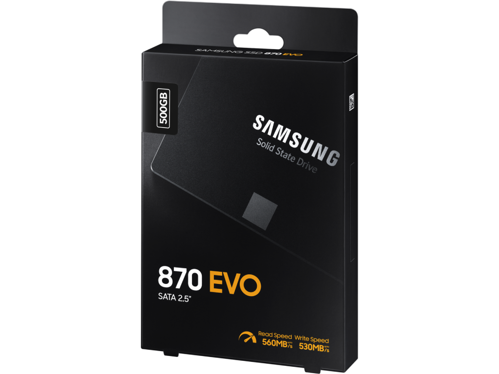 2.5" SSD 500GB Samsung SSD 870 EVO, SATAIII, Sequ Sequential Reads 560 Mbs Sequential Writes 530 Mbs Max Random 4K Read 98000 Iops Write 88000 Iops 7MM 512MB Cache Samsung Mkx Controller - миниатюра 8