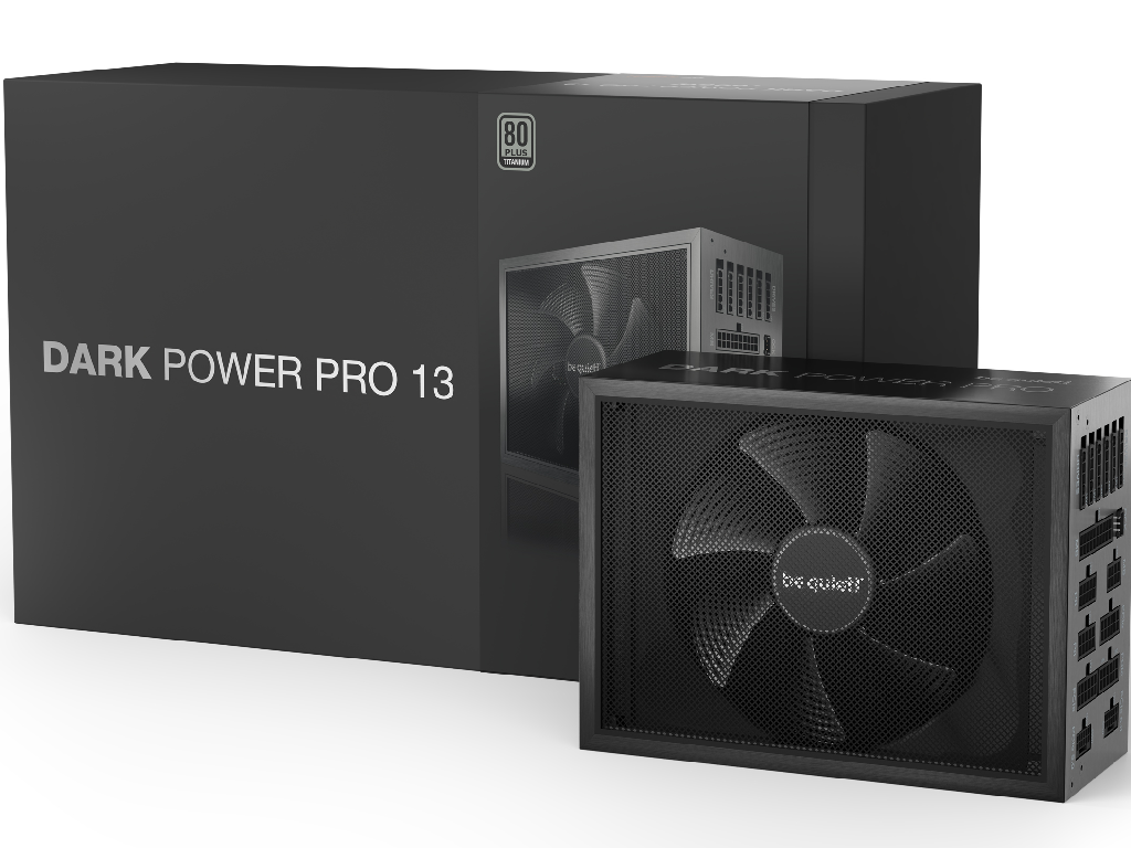 Power Supply ATX 1600W be quiet! DARK POWER PRO 13, 80+ Titanium, ATX 3.0, LLC+SR+DC/DC Full Modular