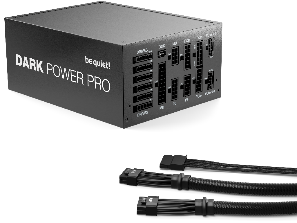 Power Supply ATX 1300W be quiet! DARK POWER PRO 13, 80+ Titanium, ATX 3.0, LLC+SR+DC/DC Full Modular - миниатюра 5
