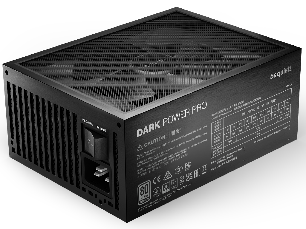 Power Supply ATX 1300W be quiet! DARK POWER PRO 13, 80+ Titanium, ATX 3.0, LLC+SR+DC/DC Full Modular - миниатюра 2