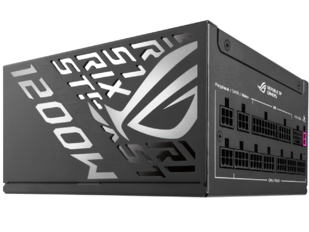 1200W ATX Power supply ASUS ROG-STRIX-1200P-GAMING, 1200W, 80 Plus Platinum, ATX 3.1, PCI-E Gen 5 Cable, ROG heatsinks, 135mm Axial-tech fan, dual ball fan bearings, 0dB technology, fully modular cables (sursa de alimentare/блок питания) - миниатюра 4