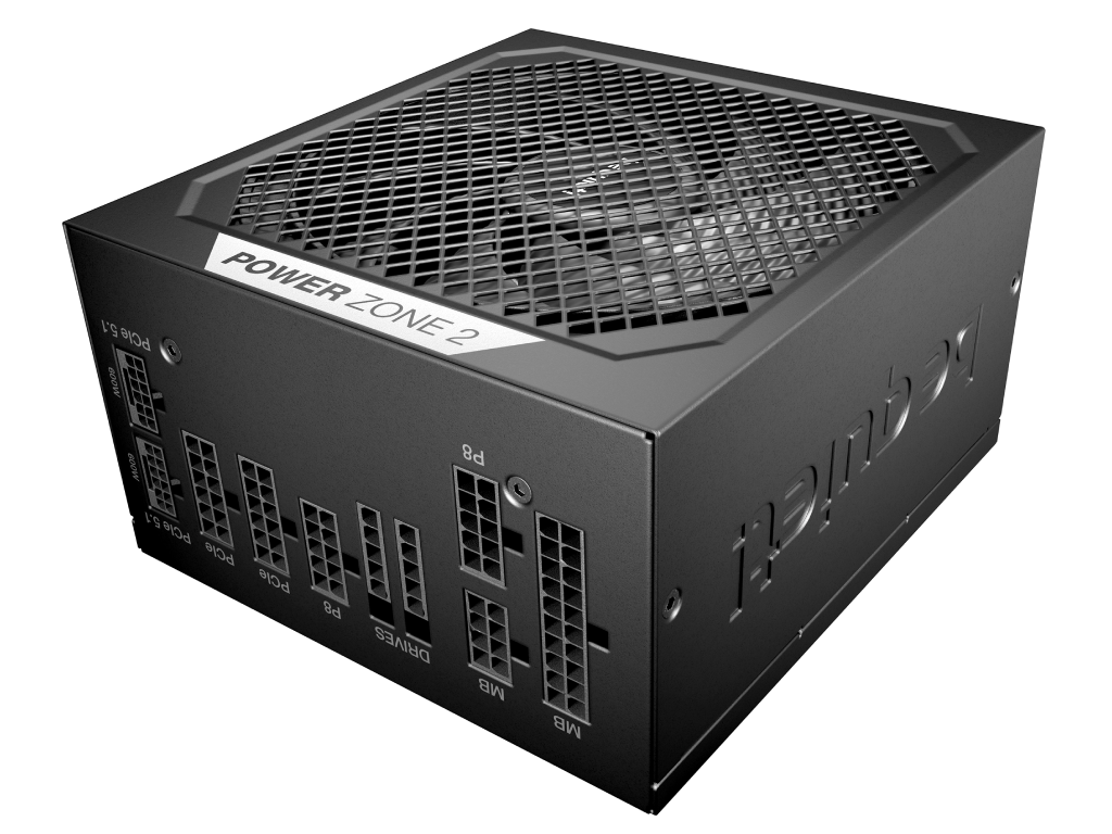 Power Supply ATX 1200W be quiet! POWER ZONE 2, 80+ Plat Platinum 140MMACTIVEPFC Srllcdcdc Atx 31 90 12V2X6 Fanlessmode Full Modular Black - миниатюра 5