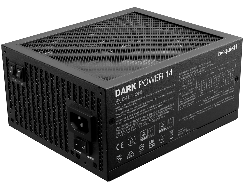 Power Supply ATX 850W be quiet! DARK POWER 14, 80+ Tita Titanium 135MMACTIVEPFC Full Bridge Sr Llc Dcdc Atx 31 Full Modular Black - миниатюра 3