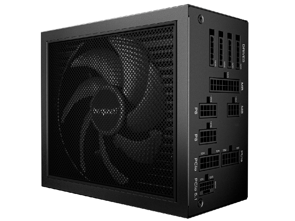 Power Supply ATX 850W be quiet! DARK POWER 14, 80+ Tita Titanium 135MMACTIVEPFC Full Bridge Sr Llc Dcdc Atx 31 Full Modular Black