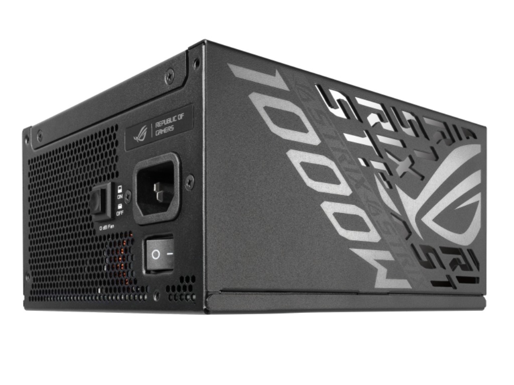 PSU ASUS ROG STRIX 1000P, 1000W, ATX12V V3.1, 80 PLUS® Platinum, Full Modular, Gan Mosfet, Intelligent Voltage Stabilizer, 0db Technology, Dual-ball 120mm Fan with PWM, +12V (83.3A), 20+4 Pin, 2xCPU(4+4Pin), 6x SATA, 4xPCI-E(6+2pin), 3x Peripheral, 1x 16-pin PCIe, Black - миниатюра 5