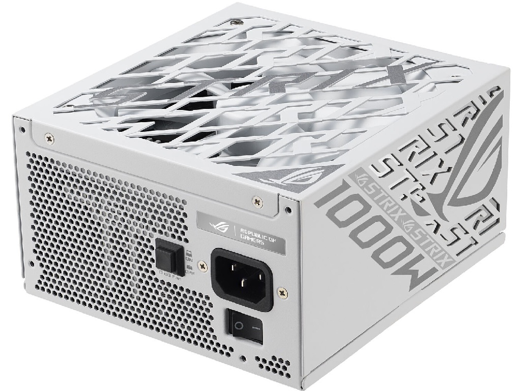 Power Supply ATX 1000W ASUS ROG Strix Gaming, 80+ Plati Platinum 150MM Active Pfc Oppovpuvpscpocpotp Fully Modular White Power Cord X 1 Motherboard Power Cable X 1 610MM CPU Cable X 2 1000MM - миниатюра 4