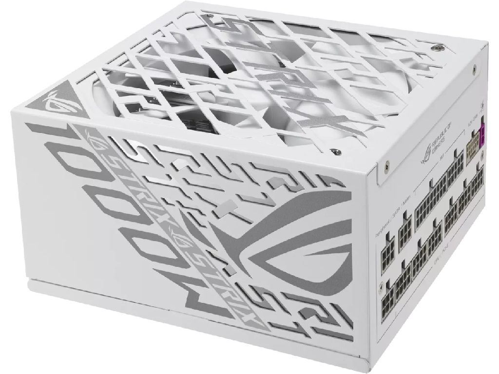 Power Supply ATX 1000W ASUS ROG Strix Gaming, 80+ Plati Platinum 150MM Active Pfc Oppovpuvpscpocpotp Fully Modular White Power Cord X 1 Motherboard Power Cable X 1 610MM CPU Cable X 2 1000MM - миниатюра 2