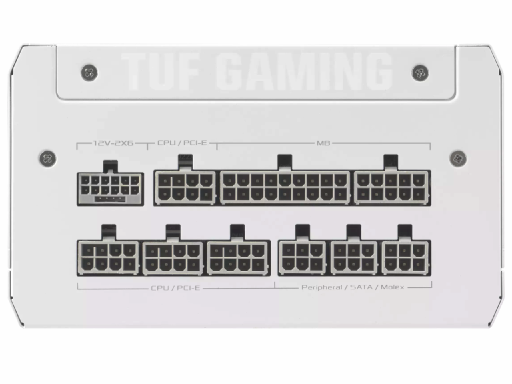 Power Supply ATX 1000W ASUS TUF Gaming, 80+ Gold, 150mm Active Pfc Oppovpuvpscpocpotp Fully Modular White Versiunea Atx Atx 12V 31 Putere 1000 W Corectia Factorului De Putere Active Pfc Tens - миниатюра 7
