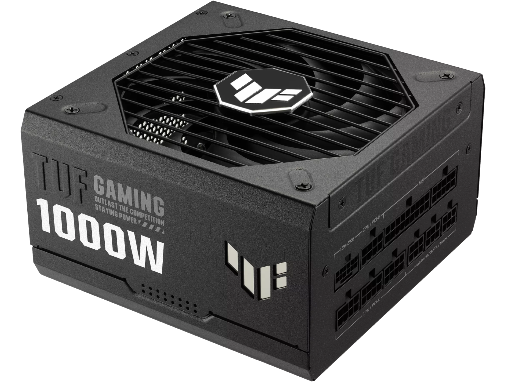 Power Supply ATX 1000W ASUS TUF Gaming, 80+ Gold, 150mm, Active PFC, OPP/OVP/UVP/SCP/OCP/OTP, Fully Modular, Black