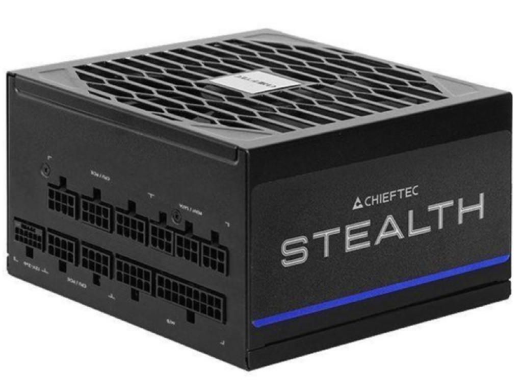 Power Supply ATX 1200W Chieftec Stealth SPX-1200-FC, 80+ Platinum, 135mm, Active PFC, Half-Bridge LLC+DC/DC, ATX 3.1, PCIe 5.1, Full Modular, Black Versiunea ATX ATX 12V 3.1 Putere 1200 W Corectia factorului de putere Active PFC Tensiune de intrare 100~240 VAC Dimensiune ventilatoare 135 mm