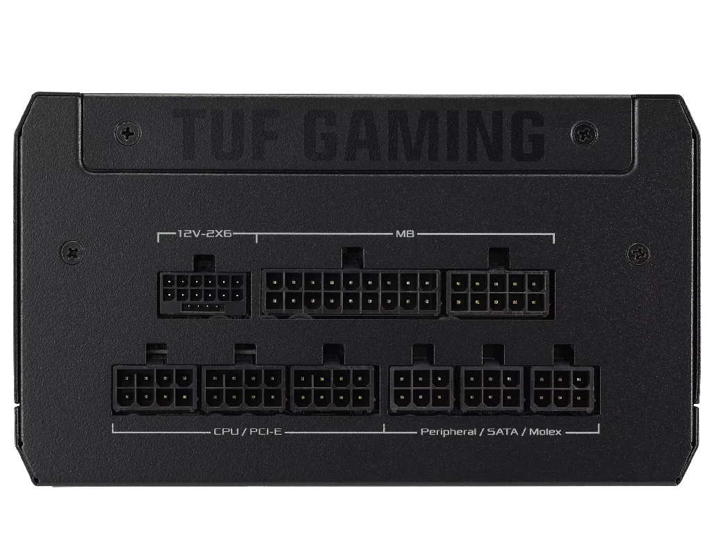 PSU ASUS TUF GAMING 850G, 850W, ATX12V V3.1, 80 PLUS® Gold, Full Modular, Protective PCB coating, Military-grade comp, 0db Technology, Dual-ball 120mm Axial-tech Fan with PWM, +12V (70.8A), 20+4 Pin, 2xCPU(4+4Pin), 5x SATA, 3xPCI-E(6+2pin), 4x Peripheral, 1x 16-pin PCIe, Black - миниатюра 5