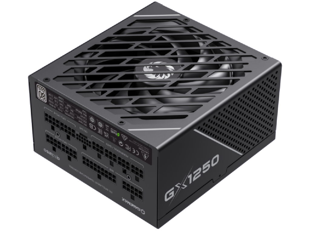 Power Supply Atx 1250W Gamemax GX1250 Pro 80 Gold ATX30 PCIE50 Llcdcdc Full Modular Black TX30 PCIE50 Power Supply Originally Comes With A PCIE50 12VPHWR Connector Which Makes It E - миниатюра 3