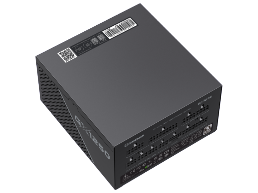 Power Supply Atx 1250W Gamemax GX1250 Pro 80 Gold ATX30 PCIE50 Llcdcdc Full Modular Black TX30 PCIE50 Power Supply Originally Comes With A PCIE50 12VPHWR Connector Which Makes It E - миниатюра 8