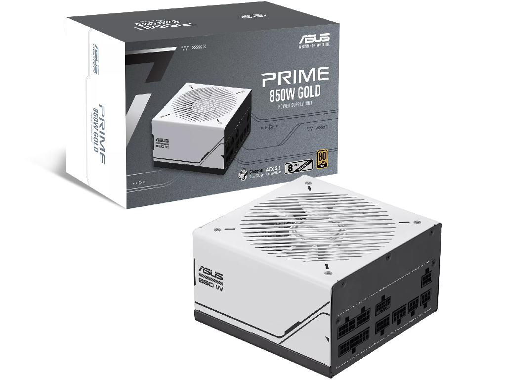 Power Supply ATX 850W ASUS Prime, 80+ Gold, 150mm, Acti Active Pfc Oppovpuvpscpocpotp Full Modular White Versiunea Atx Atx 12V 31 Putere 850 W Corectia Factorului De Putere Active Pfc Tensiune De