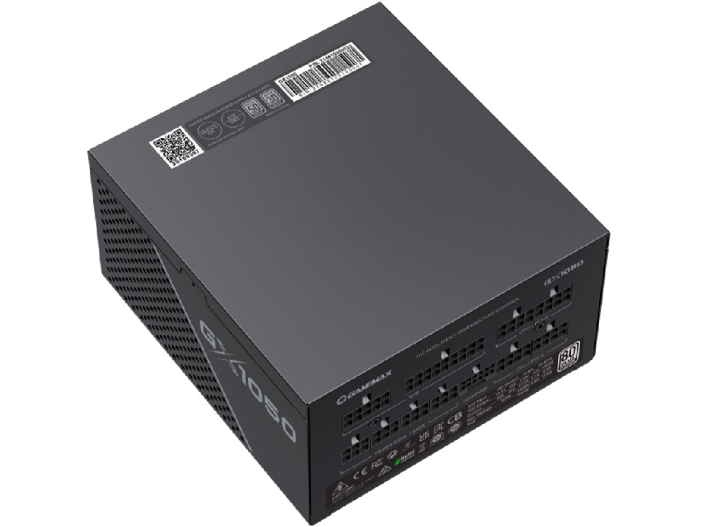 Power Supply Atx 1050W Gamemax GX1050 Pro 80 Gold ATX30 PCIE50 Llcdcdc Full Modular Black ATX30 PCIE50 Power Supply Originally Comes With A PCIE50 12VPHWR Connector Which Makes It - миниатюра 9