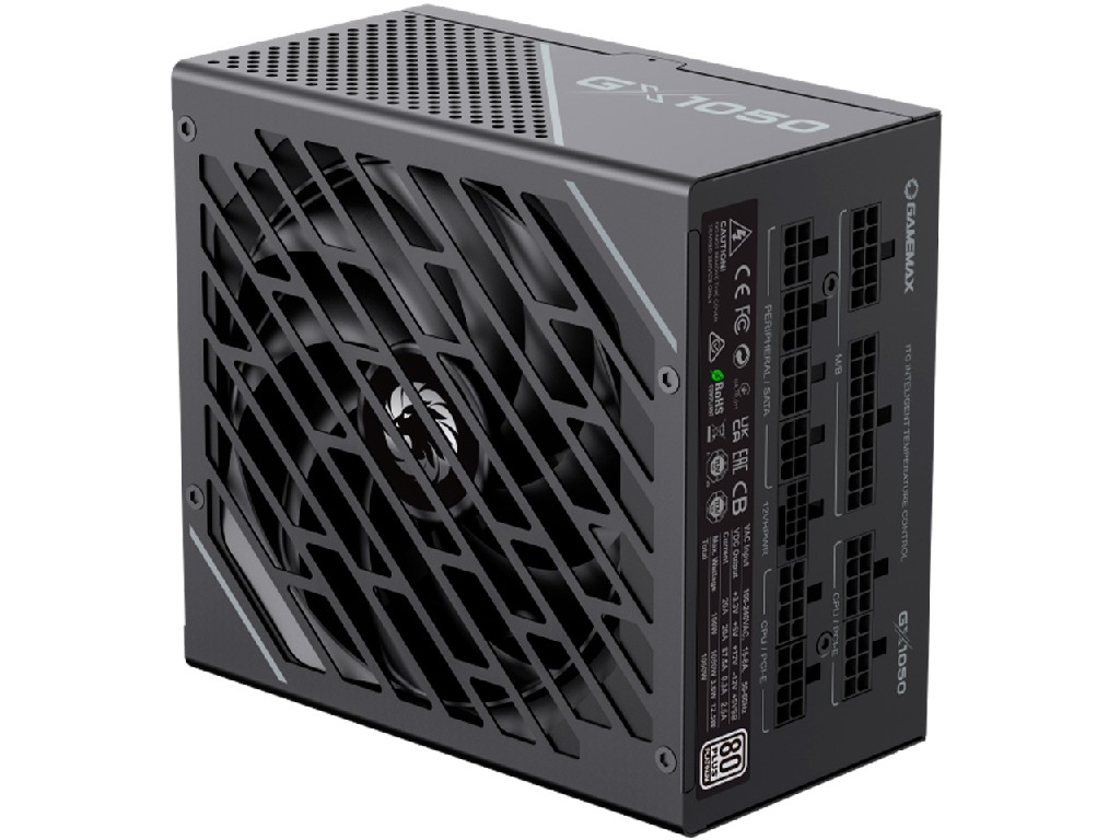 Power Supply Atx 1050W Gamemax GX1050 Pro 80 Gold ATX30 PCIE50 Llcdcdc Full Modular Black ATX30 PCIE50 Power Supply Originally Comes With A PCIE50 12VPHWR Connector Which Makes It - миниатюра 3