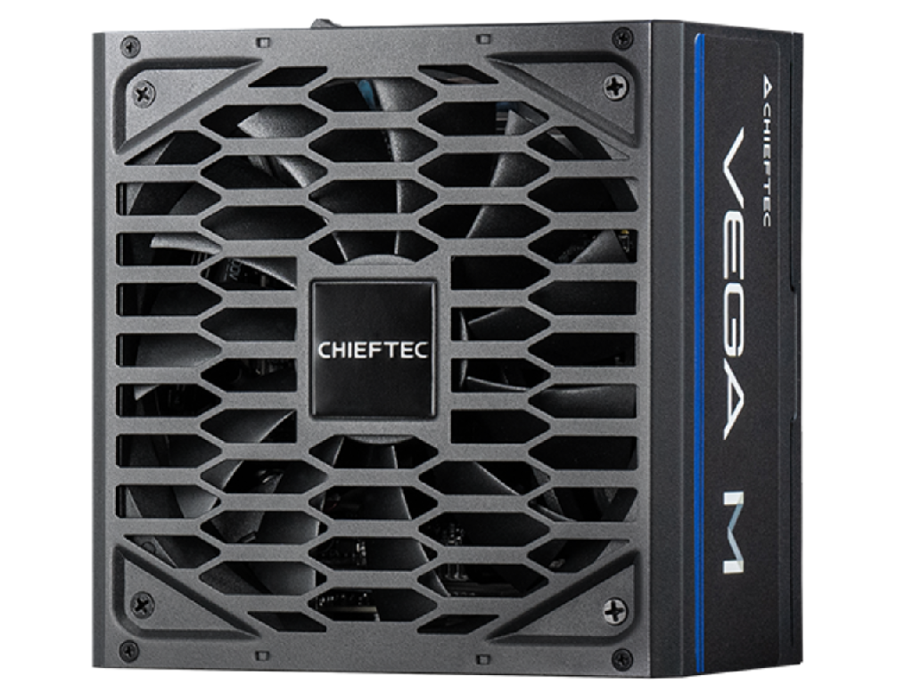 1000W ATX Power supply Chieftec VEGA M PPG-1000-C, 1000W, 135mm FDB fan, PCIe GEN5 with 80 PLUS Gold, ATX 12V 3.1, EPS12V, Cable management, Active PFC (Power Factor Correction) (sursa de alimentare/блок питания)