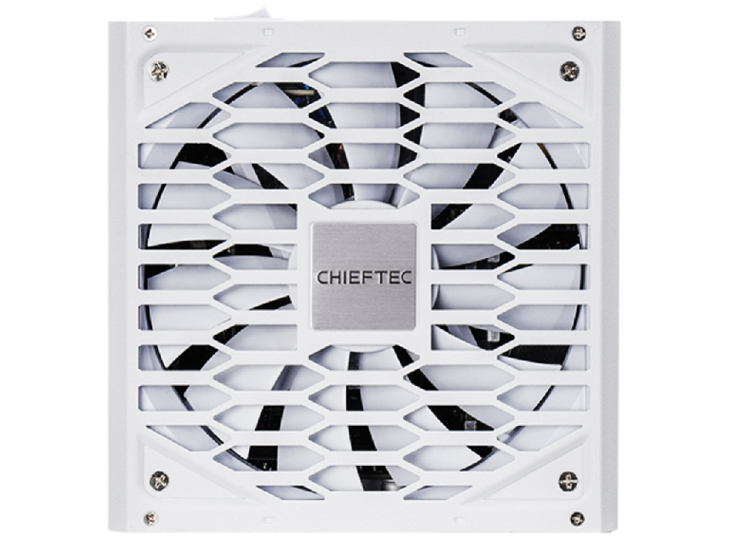 850W ATX Power supply Chieftec VEGA M PPG-850-CW White, 850W, 135mm FDB fan, PCIe GEN5 with 80 PLUS Gold, ATX 12V 3.1, EPS12V, Cable management, Active PFC (Power Factor Correction) (sursa de alimentare/блок питания) - миниатюра 2