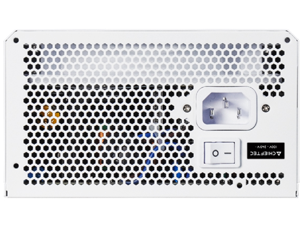 850W ATX Power supply Chieftec VEGA M PPG-850-CW White, 850W, 135mm FDB fan, PCIe GEN5 with 80 PLUS Gold, ATX 12V 3.1, EPS12V, Cable management, Active PFC (Power Factor Correction) (sursa de alimentare/блок питания) - миниатюра 4