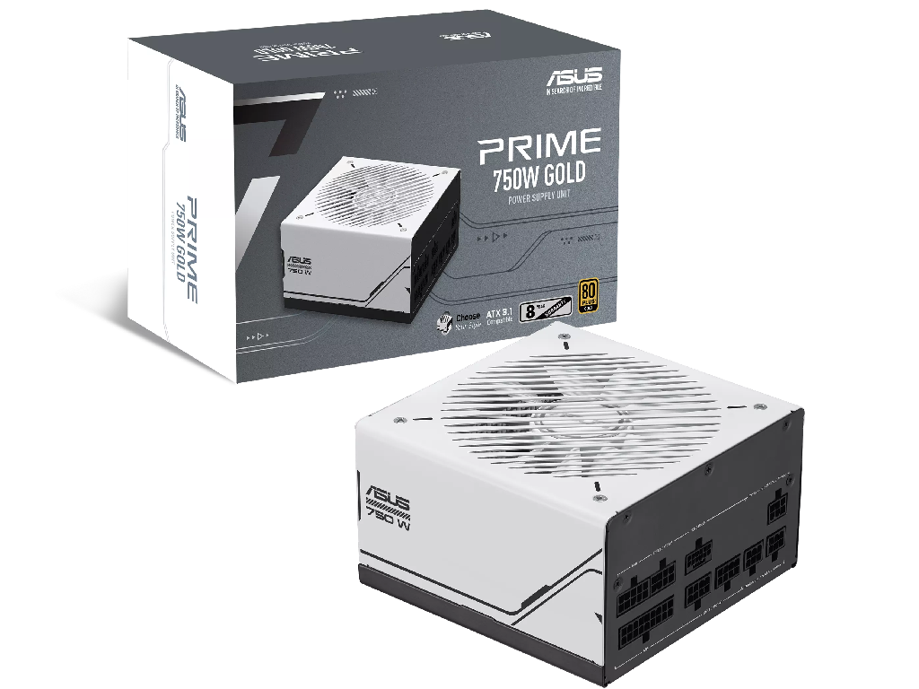 Power Supply ATX 750W ASUS Prime, 80+ Gold, 150mm, Acti Active Pfc Oppovpuvpscpocpotp Full Modular White Versiunea Atx Atx 12V 31 Putere 750 W Corectia Factorului De Putere Active Pfc Tensiune De