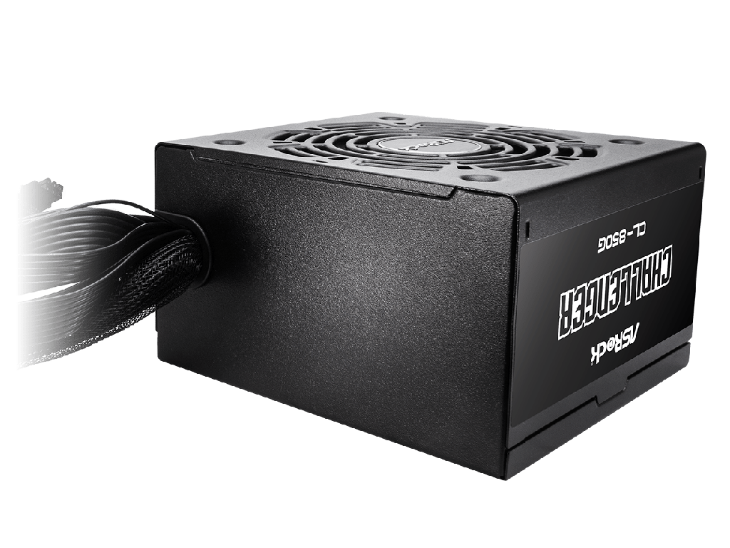 ASRock Challenger "CL-850G", 850W, ATX3.1 and PCIe5.1 Ready, 80 PLUS® GOLD, 120mm Golf-blade Fan, Auto iCool Intelligent Fan Control, Built-in 5V BOOST function, +12V (70.9A), 20+4 Pin, 2xCPU(4+4Pin), 4x SATA, 4xPCI-E(6+2pin), 2x Peripheral, OCP/SCP/OVP/UVP/OTP/OPP, Black - миниатюра 5