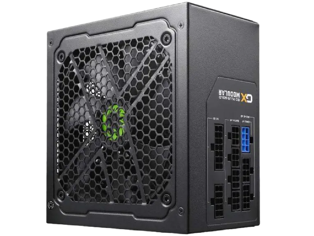 Power Supply ATX 750W GAMEMAX GX-750 Modular, 80+ Gold, Active PFC, LLC+DC/DC,, 120mm fan.
