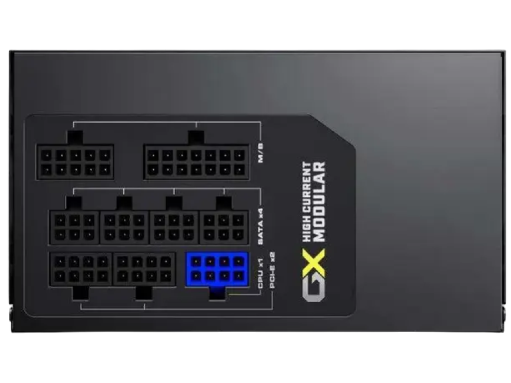Power Supply ATX 750W GAMEMAX GX-750 Modular, 80+ Gold, Active PFC, LLC+DC/DC,, 120mm fan. - миниатюра 2