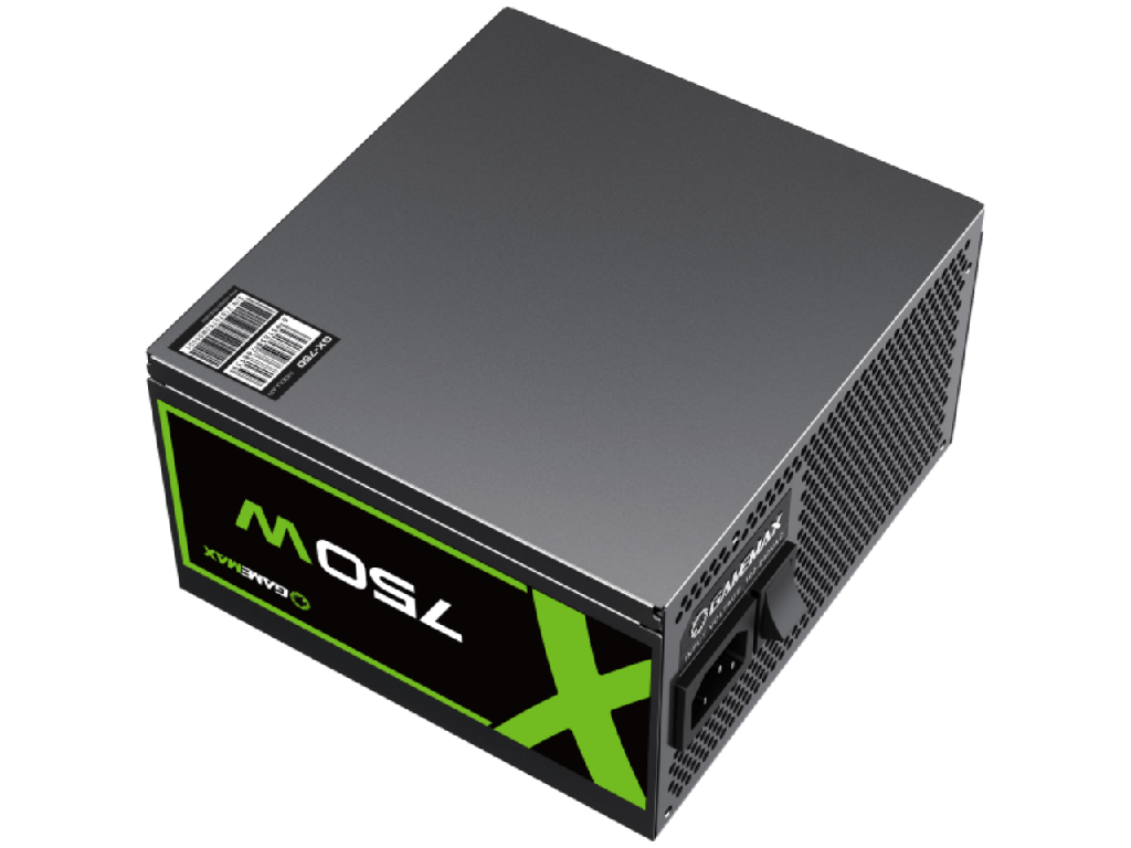 Power Supply ATX 750W GAMEMAX GX-750 Modular, 80+ Gold, Active PFC, LLC+DC/DC,, 120mm fan. - миниатюра 5