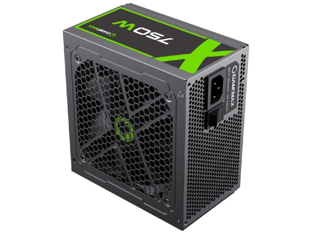 Power Supply ATX 750W GAMEMAX GX-750 Modular, 80+ Gold, Active PFC, LLC+DC/DC,, 120mm fan. - миниатюра 6
