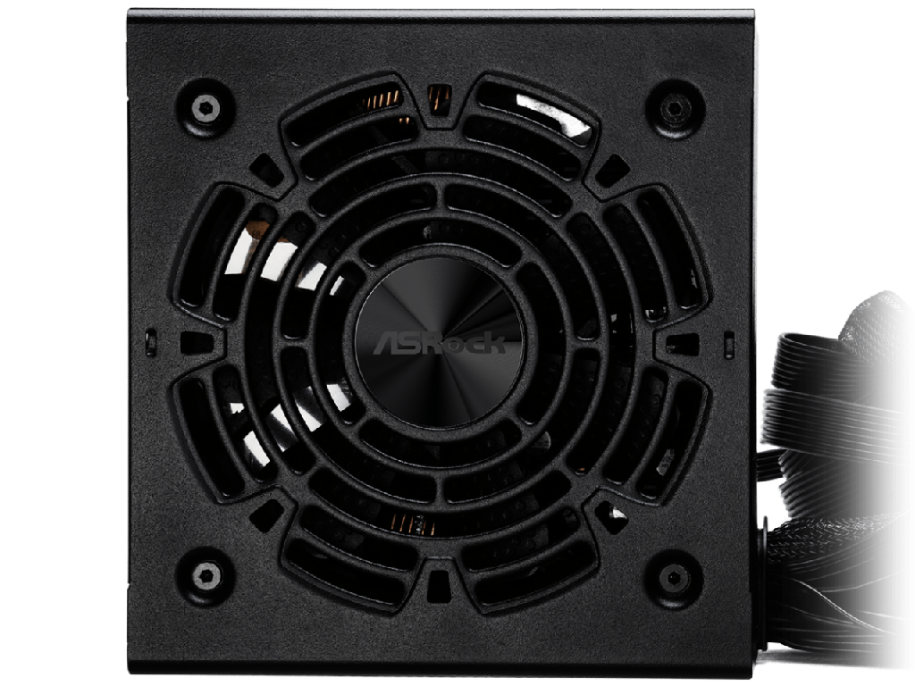 ASRock Challenger "CL-750B", 750W, PCIe5.1 Ready, 80 PLUS® BRONZE, 120mm Golf-blade Fan, Built-in 5V BOOST function, +12V (62.5A), 20+4 Pin, 2xCPU(4+4Pin), 4x SATA, 2xPCI-E(6+2pin), 2x Peripheral, OCP/SCP/OVP/UVP/OTP/OPP, Black - миниатюра 2