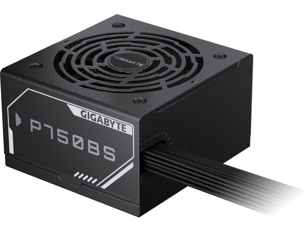 PSU GIGABYTE ”GP-P750BS”, 750W, ATX12V V2.31, 80 PLUS® Bronze, Soft-textured Cables, Active PFC, Main Japan Cap, 120mm HYB Fan with PWM, +12V (62.5A), 20+4 Pin, 2xCPU(4+4Pin), 5x SATA, 4xPCI-E(6+2pin), 1x Peripheral, OVP/OPP/SCP/UVP/OCP/OTP, Black - миниатюра 5