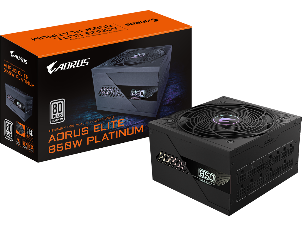 PSU GIGABYTE ”GP-P750BS”, 750W, ATX12V V2.31, 80 PLUS® Bronze, Soft-textured Cables, Active PFC, Main Japan Cap, 120mm HYB Fan with PWM, +12V (62.5A), 20+4 Pin, 2xCPU(4+4Pin), 5x SATA, 4xPCI-E(6+2pin), 1x Peripheral, OVP/OPP/SCP/UVP/OCP/OTP, Black