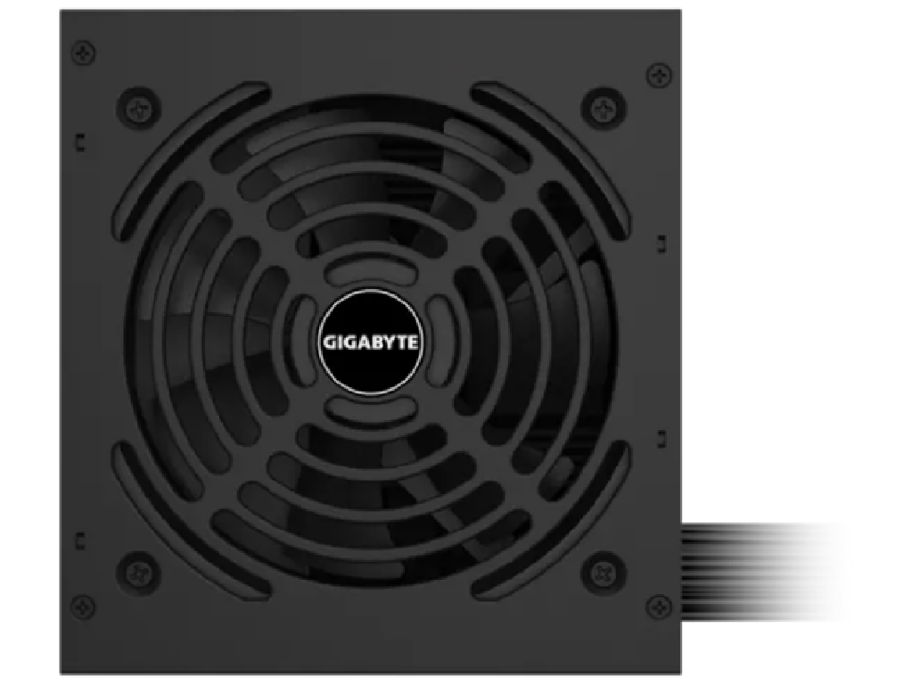 PSU GIGABYTE ”GP-P650G PG5”, 650W, PCIE 5.1, ATX12V V3.1, 80 PLUS® Gold, Flat Black Cables, Active PFC, Main Japan Cap, 120mm HYB Fan with PWM, +12V (54.2A), 20+4 Pin, 2xCPU(4+4Pin), 6x SATA, 2xPCI-E(6+2pin), 3x Peripheral, 1x16-pin PCI-E 300W, OVP/OPP/SCP/UVP/OCP/OTP, Black - миниатюра 2